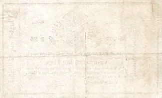 Haiti 25 Gourdes, 1868 reverse