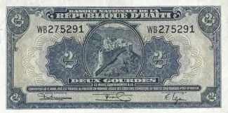Haiti 2 Gourdes, 1950 obverse