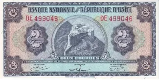 Haiti 2 Gourdes, 1967 obverse