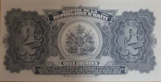 Haiti 2 Gourdes, 1986 reverse