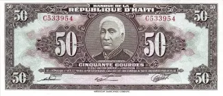 Haiti 50 Gourdes, 1980-1982 obverse
