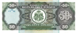Haiti 50 Gourdes, 2000-2003 reverse