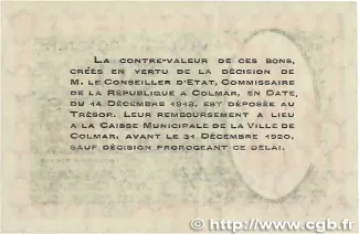 Haut-Rhin, Department of 50 Centimes, 1918 reverse