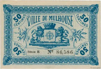 Haut-Rhin, Department of 50 Centimes, 1918 image