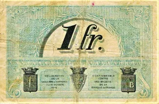 Haute-Loire, Department of 1 Franc, 1916 reverse