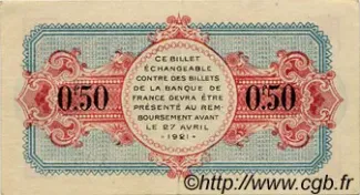 Haute-Savoie, Department of 50 Centimes, 1916-1920 reverse