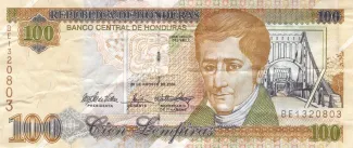 Honduras 100 Lempiras, 2008 image