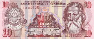 Honduras 10 Lempiras, 2008 image
