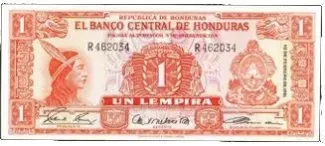 Honduras 1 Lempira, 1965 image