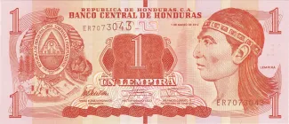 Honduras 1 Lempira, 2022 image
