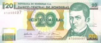 Honduras 20 Lempiras, 2003 image