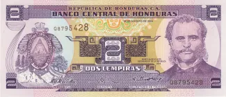 Honduras 2 Lempiras, 2010 image