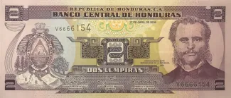Honduras 2 Lempiras, 2010 image