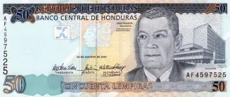 Honduras 50 Lempiras, 2010 image