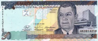 Honduras 50 Lempiras, 2008 image