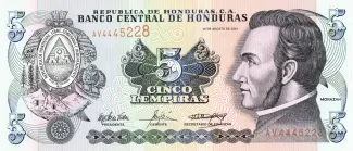 Honduras 5 Lempiras, 2004 image