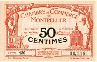 Hrault, Department of 50 Centimes, 1917 image