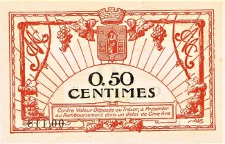 Hrault, Department of 50 Centimes, 1917 reverse