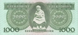 Hungary 1.000 Forint, 1983 reverse