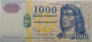 Hungary 1.000 Forint, 1999 image
