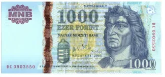 Hungary 1.000 Forint, 2008 image