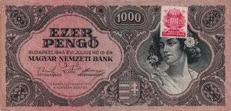 Hungary 1.000 Pengő, 1945 image