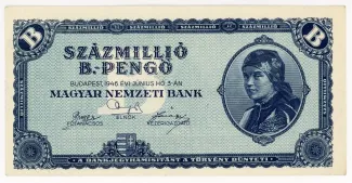 Hungary 100.000.000 000, 1946 image