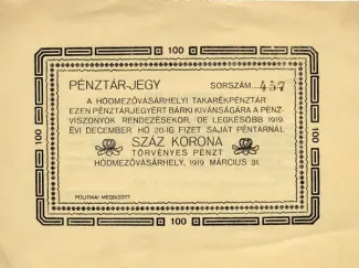  100 , 1919