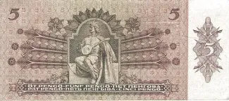 Hungary 100 Pengő, 1939 reverse