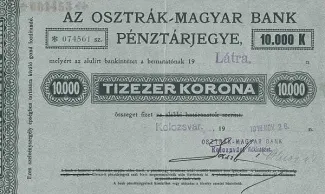 Hungarian notgeld 10 000, 1918 image