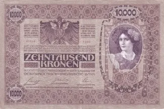 Hungary 10 000, 1920 reverse