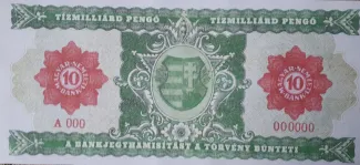 Hungary 10.000.000.000 000, 1946 reverse