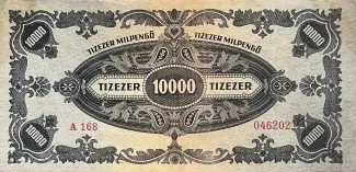 Hungary 10.000 000, 1946 reverse