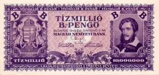 Hungary 10.000.000 000, 1946 image