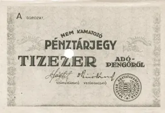 Hungary 10.000 Adopengo, 1946 image