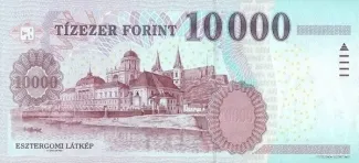 Hungary 10.000 Forint, 2008-2012 reverse
