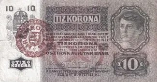 Hungary 10 Korona, 1915 image