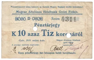  10 , 1919