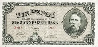 Hungary 10 Pengő, 1926 image