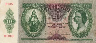 Hungary 10 Pengő, 1936 image