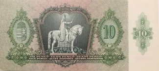 Hungary 10 Pengő, 1936 reverse
