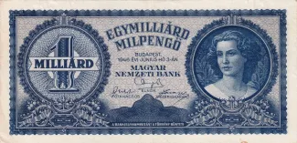 Hungary 1.000.000.000 000, 1946 image
