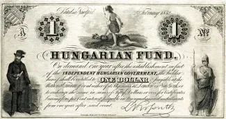 Hungary 1 Dollar, 1852 image