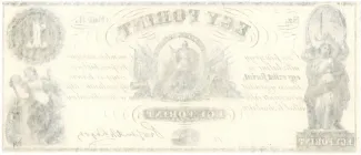 Hungary 1 Forint, 1852 reverse