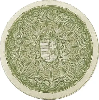 Hungary 1 Korona, 1920 reverse