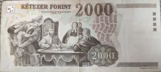 Hungary 2.000 Forint, 1998 reverse