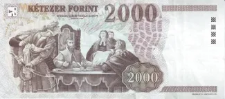 Hungary 2.000 Forint, 2002-2005 reverse