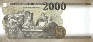 Hungary 2.000 Forint, 2016-2020 reverse