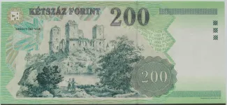 Hungary 200 Forint, 1998 reverse