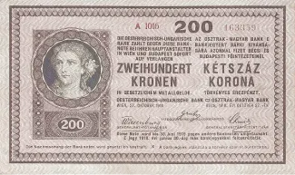 Hungary 200 Korona, 1918 image